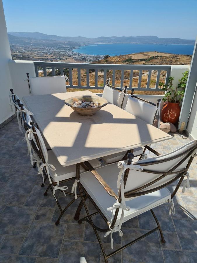 Milos Sun Villa Peran Triovasalos Exteriör bild